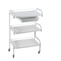 TODOM DT-266E Economical high quality beauty salon hair cart 3 layers plastic   salon trolley